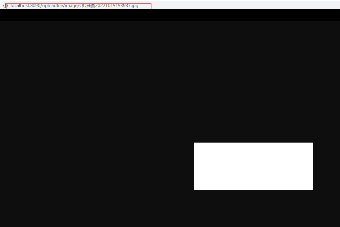 浏览器访问 localhost:8090/uploadfile/image/ 下的图片文件,映射后的磁盘目录可以通过 HTTP 路径直接取到